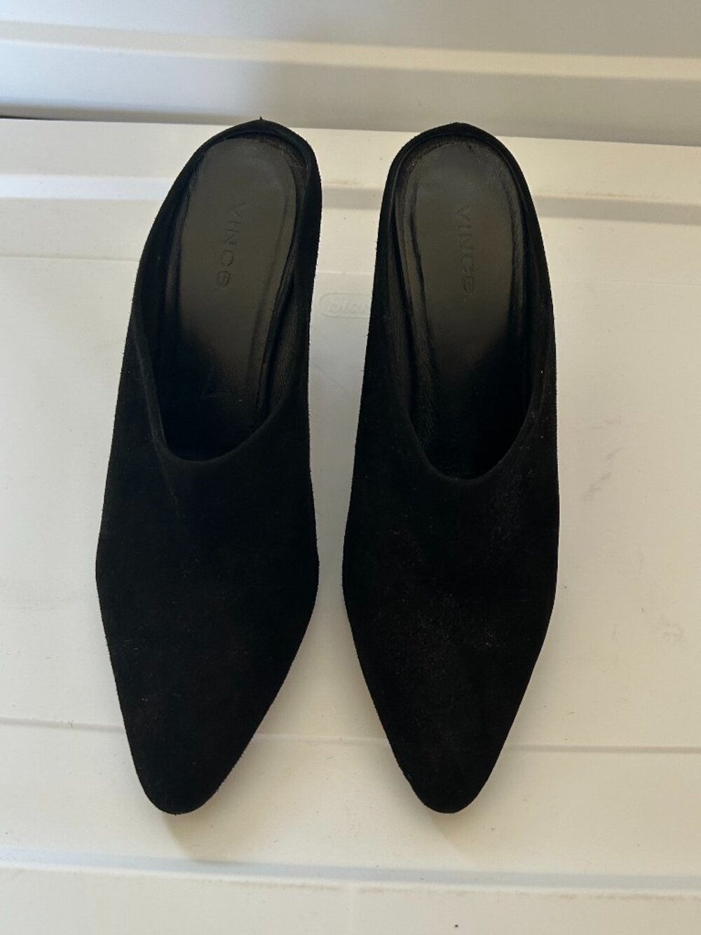 Vince - Emberly Mule Heel in Black